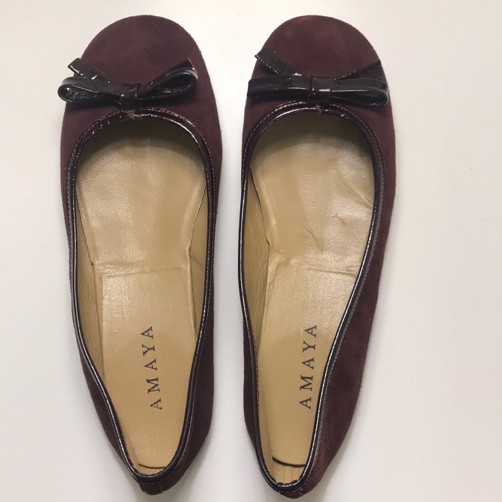 Purple Bow Flats